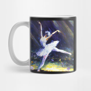 Ballerina Dancing Painting Mug